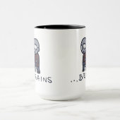 Zombie-Gehirn-Tasse Tasse (Zentrum)