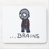 Zombie-Gehirne Mousepad (Vorne)
