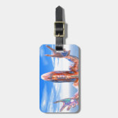 Zombie Gepäckanhänger (Vorderseite vertikal)