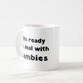 Zombie-Geschäft Kaffeetasse (Vorderseite Links)