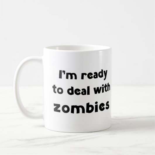 Zombie-Geschäft Kaffeetasse (Links)