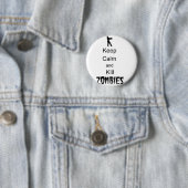 Zombie-Geschenk behalten Ruhe und töten Zombies Button (Beispiel)
