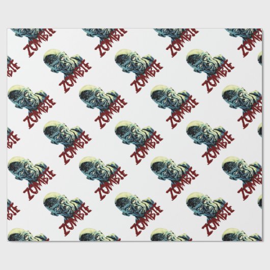 Zombie Geschenkpapier (Flach)