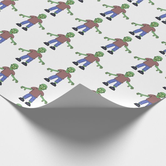 Zombie Geschenkpapier (Ecke)