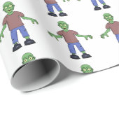 Zombie Geschenkpapier (Rolleneckpunkt)
