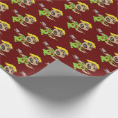 Zombie Geschenkpapier (Ecke)
