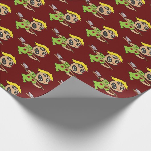 Zombie Geschenkpapier (Ecke)