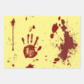 Zombie Geschenkpapier Set (Vorderseite 3)