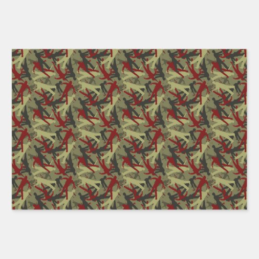 Zombie Geschenkpapier Set (Vorderseite 2)