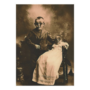 Zombie-Geschwister Fotodruck
