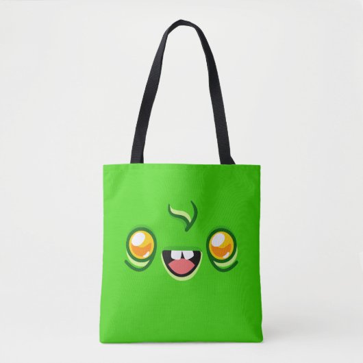 Zombie-Gesicht - Happy Jump Tasche (Vorderseite)