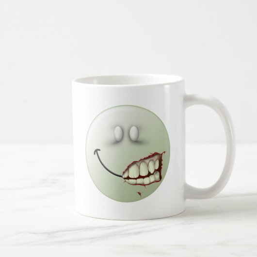 Zombie-Gesicht Kaffeetasse (Rechts)