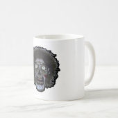 ZOMBIE-Gesicht Kaffeetasse (VorderseiteRechts)