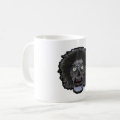 ZOMBIE-Gesicht Kaffeetasse (Vorderseite Links)