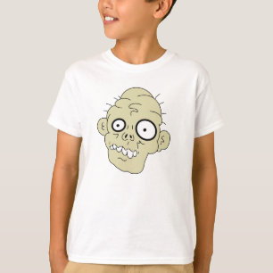 Zombie-Gesicht Kind-Shirt T-Shirt