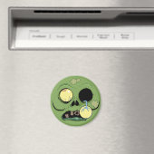 Zombie-Gesicht mit Augentropfen Magnet (In Situ (Geschirrspüler))