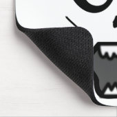 ZOMBIE-GESICHT MOUSEPAD (Ecke)