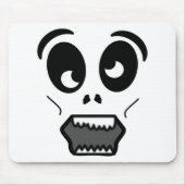ZOMBIE-GESICHT MOUSEPAD (Vorne)