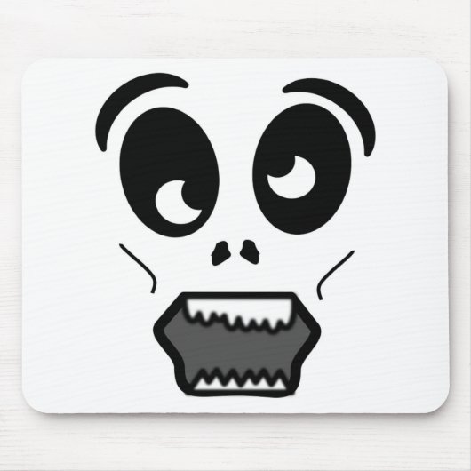 ZOMBIE-GESICHT MOUSEPAD (Vorne)