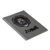 ZOMBIE-Gesicht Notizblock (Rechte Seite)