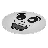 ZOMBIE-GESICHT SCHNEIDEBRETT (Ecke)