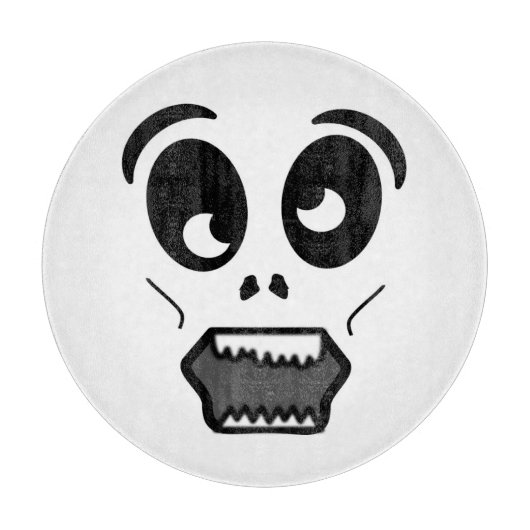 ZOMBIE-GESICHT SCHNEIDEBRETT (Vorderseite)