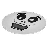 ZOMBIE-GESICHT SCHNEIDEBRETT (Ecke)