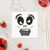 ZOMBIE-GESICHT SERVIETTE (Beispiel)