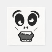 ZOMBIE-GESICHT SERVIETTE (Vorderseite)