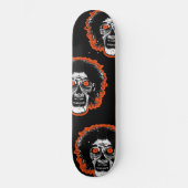 ZOMBIE-Gesicht Skateboard (Vorderseite)