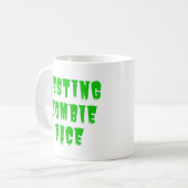 Zombie-Gesicht - Sonnenbrand 2022 Kaffeetasse (Vorderseite Links)