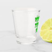 Zombie-Gesicht - Sonnenbrand 2022 Schnapsglas (Links)