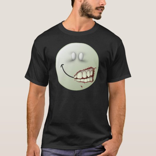 Zombie-Gesicht T-Shirt (Vorderseite)