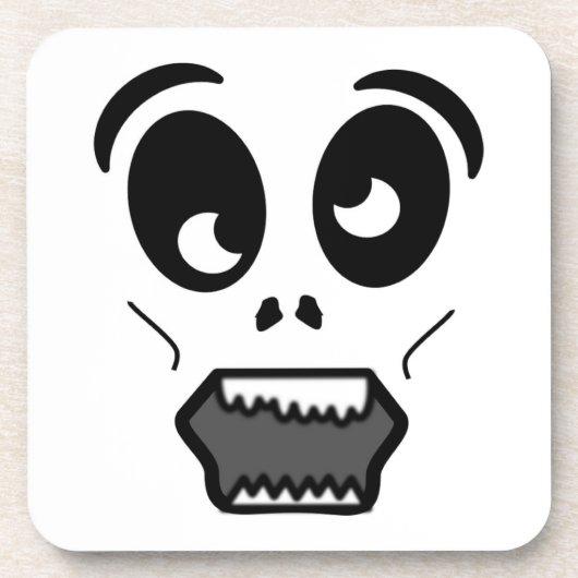 ZOMBIE-GESICHT UNTERSETZER (Vorderseite)