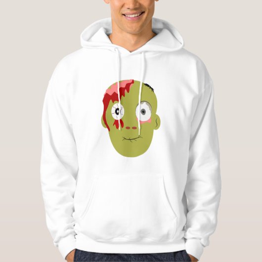 Zombie-Gesichtsausdrücke Hoodie (Vorderseite)