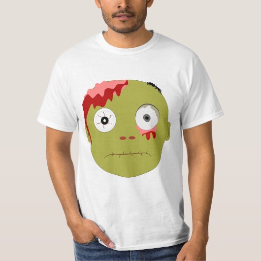 Zombie-Gesichtsausdrücke T-Shirt (Vorderseite)