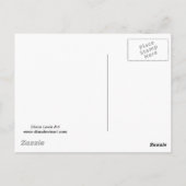 Zombie Girl Finds True Love in Graveyard Postkarte (Rückseite)