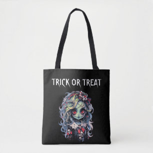 Zombie Girl Halloween Tasche