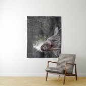 Zombie Girl im Wald Wandteppich (Beispiel)