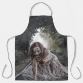 Zombie Girl on Tracks Schürze (Vorderseite)
