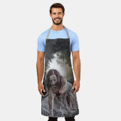 Zombie Girl on Tracks Schürze (Getragen)