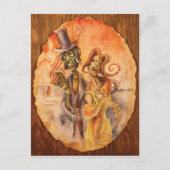 Zombie Girl Postkarte (Vorderseite)