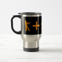 Zombie-Gleichungs-Reise-Tasse
