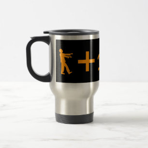 Zombie-Gleichungs-Reise-Tasse Reisebecher