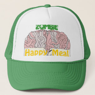 Zombie-glücklicher Mahlzeit-Hut Truckerkappe