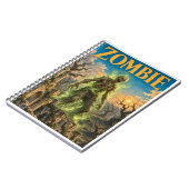 Zombie, Gothic Fantasy Monster Notizblock (Linke Seite)