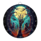 Zombie Grave Horror Dartscheibe (vorne)