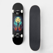 Zombie Grave Skateboard Design (Vorderseite)
