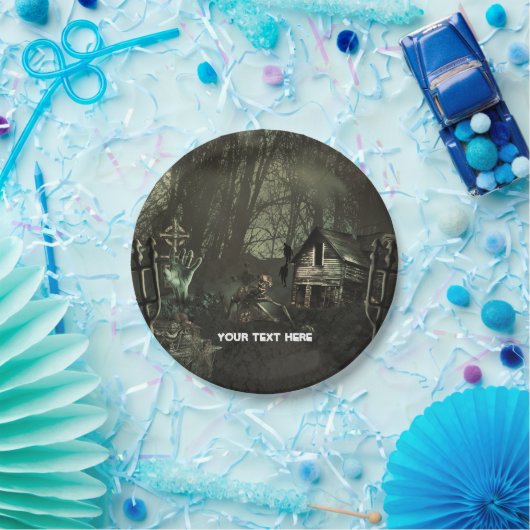 Zombie Graveyard Birthday Party oder Halloween Pappteller (Party)