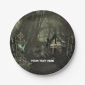 Zombie Graveyard Birthday Party oder Halloween Pappteller (Vorderseite)
